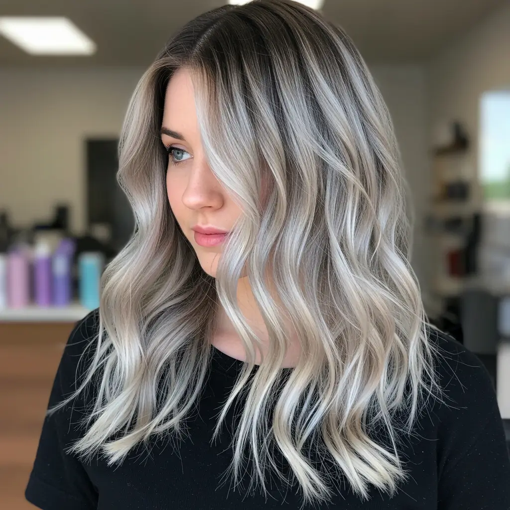 Ash Blonde Balayage