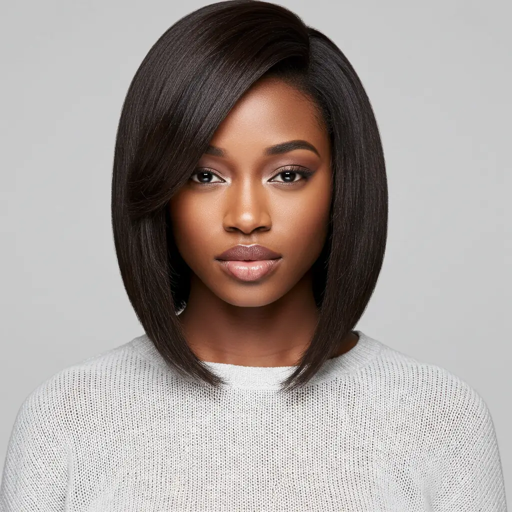 Asymmetrical Straight Cuts