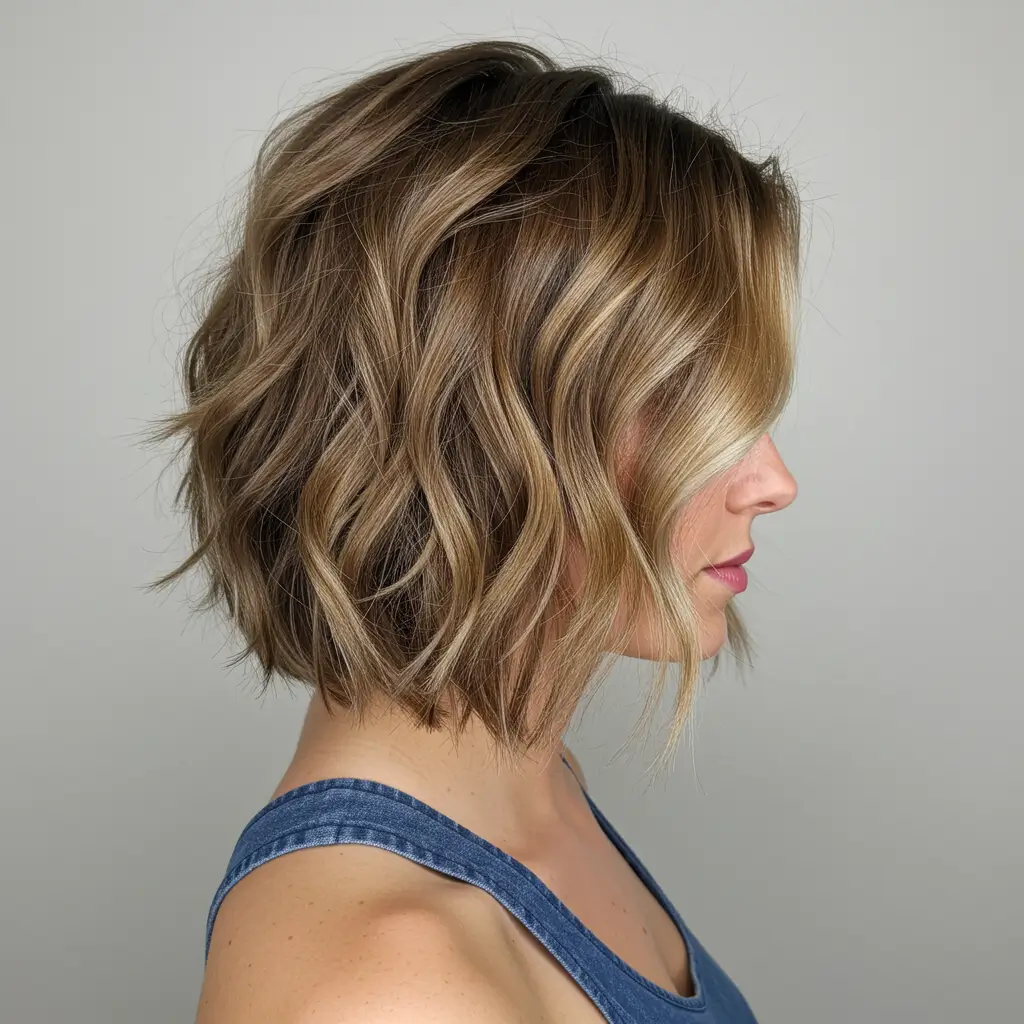 Beachy Waves Choppy Lob