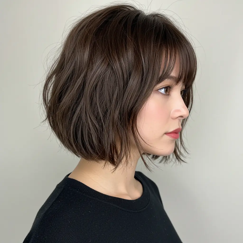 Blunt Medium French Bob with Texture