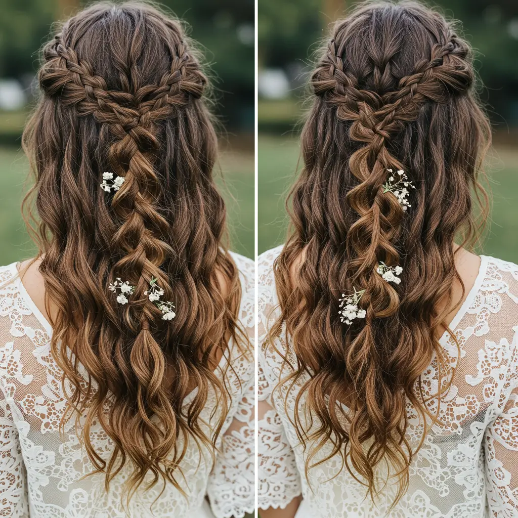 Boho-Inspired Braid Styles for Curly Hair