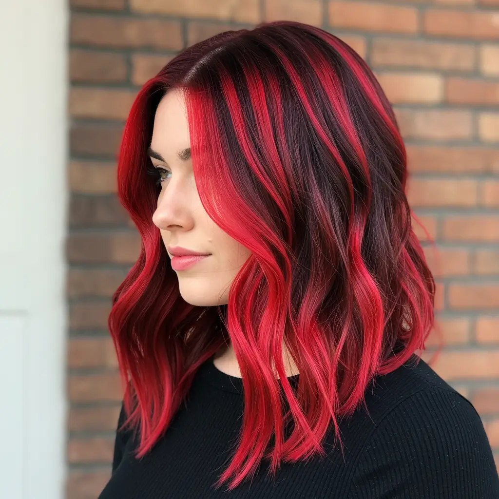 Bold Red Highlights