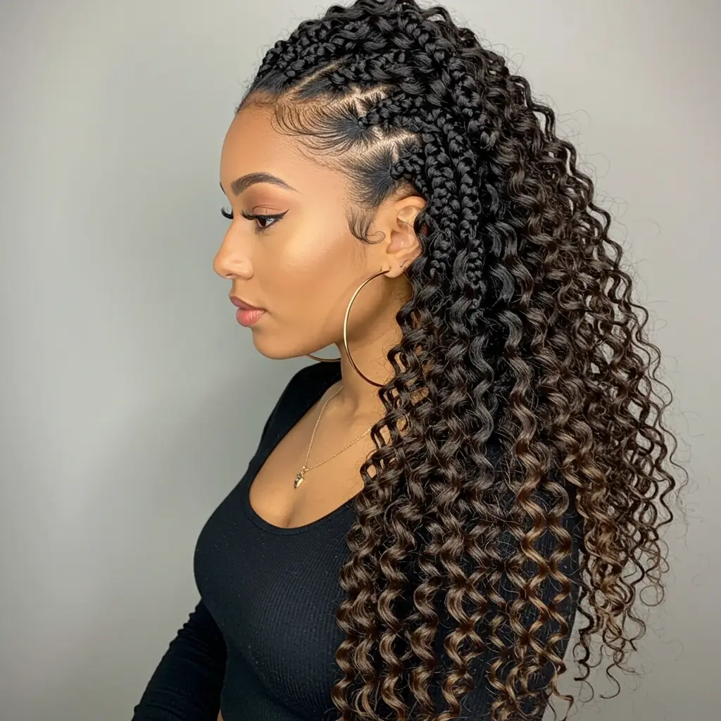 Braid Styles for Long Curly Hair