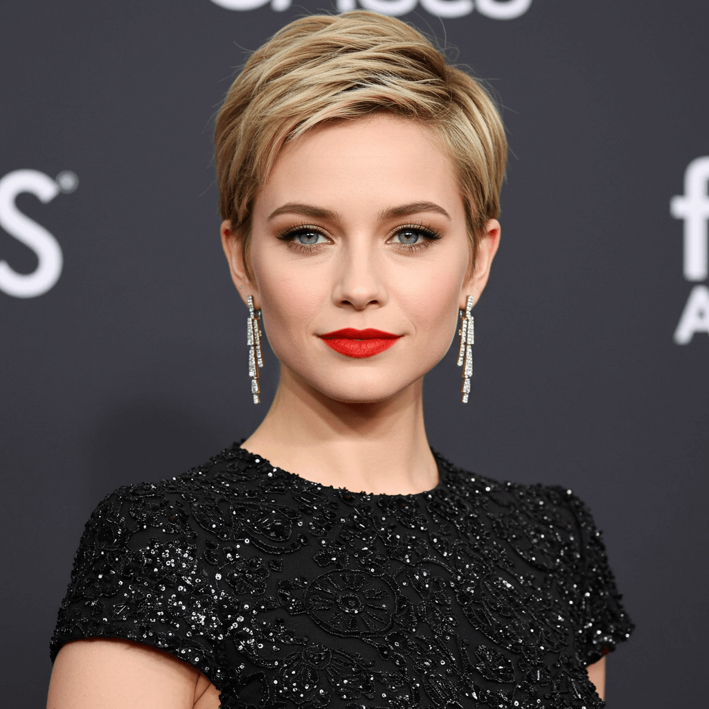 Celeb-Inspired Pixie Bobs Red Carpet Ready Hair