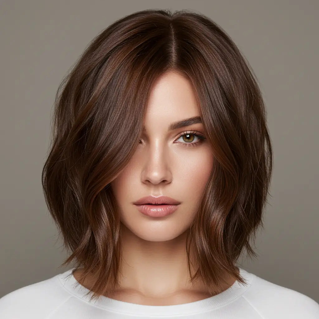 Chestnut Brown with Auburn Hues