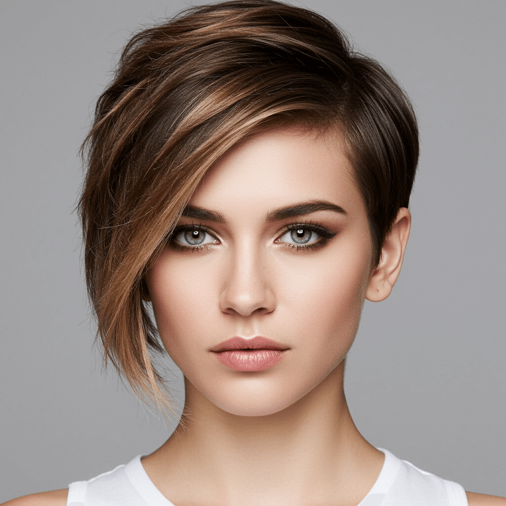 Chic Asymmetrical Pixie Bobs For the Bold & Modern
