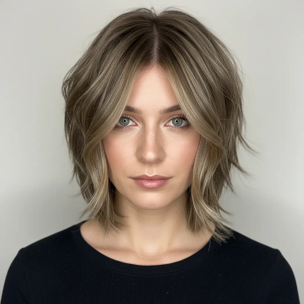 Choppy Lob with Blended Layers