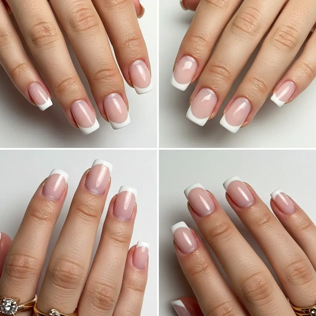 Colored French Tip Variations