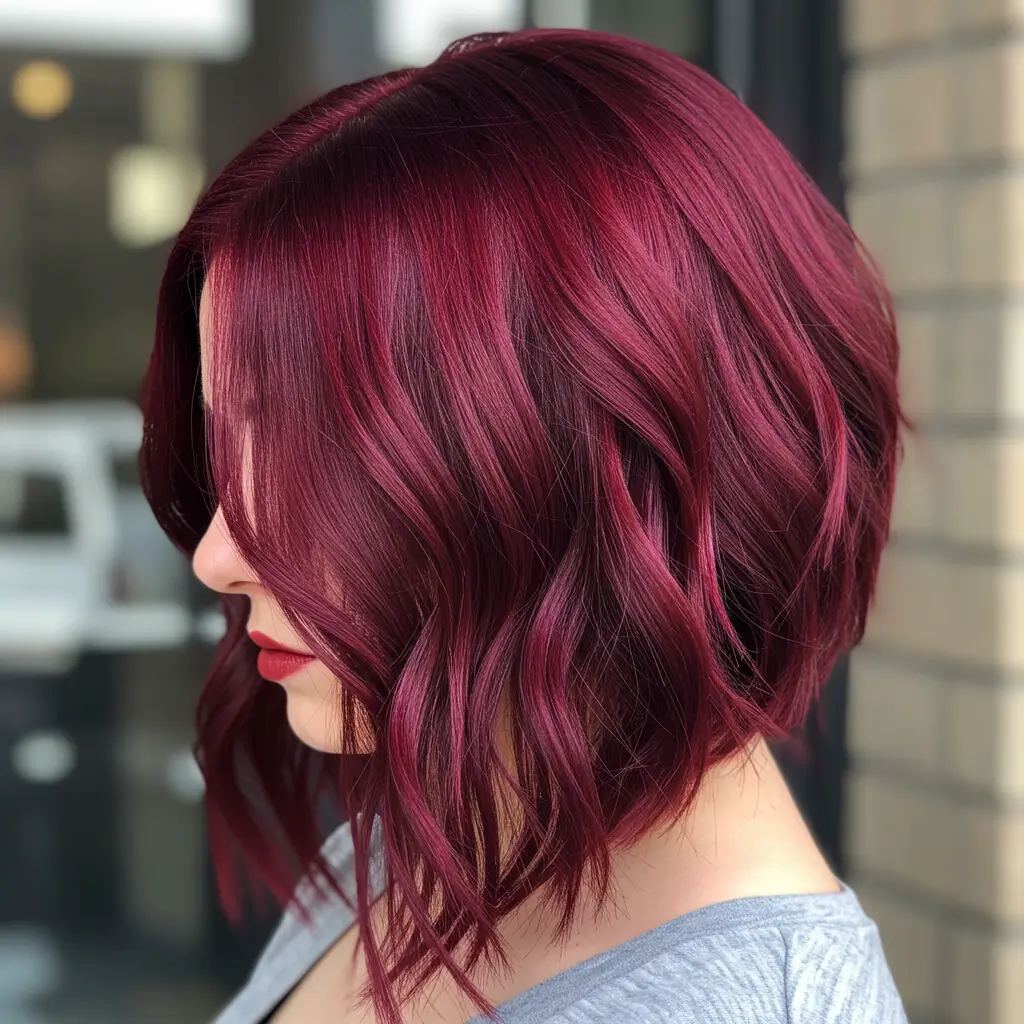 Deep Burgundy Red