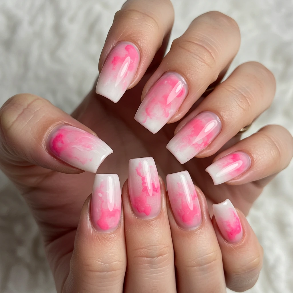 Delicate Watercolor Pink Blend