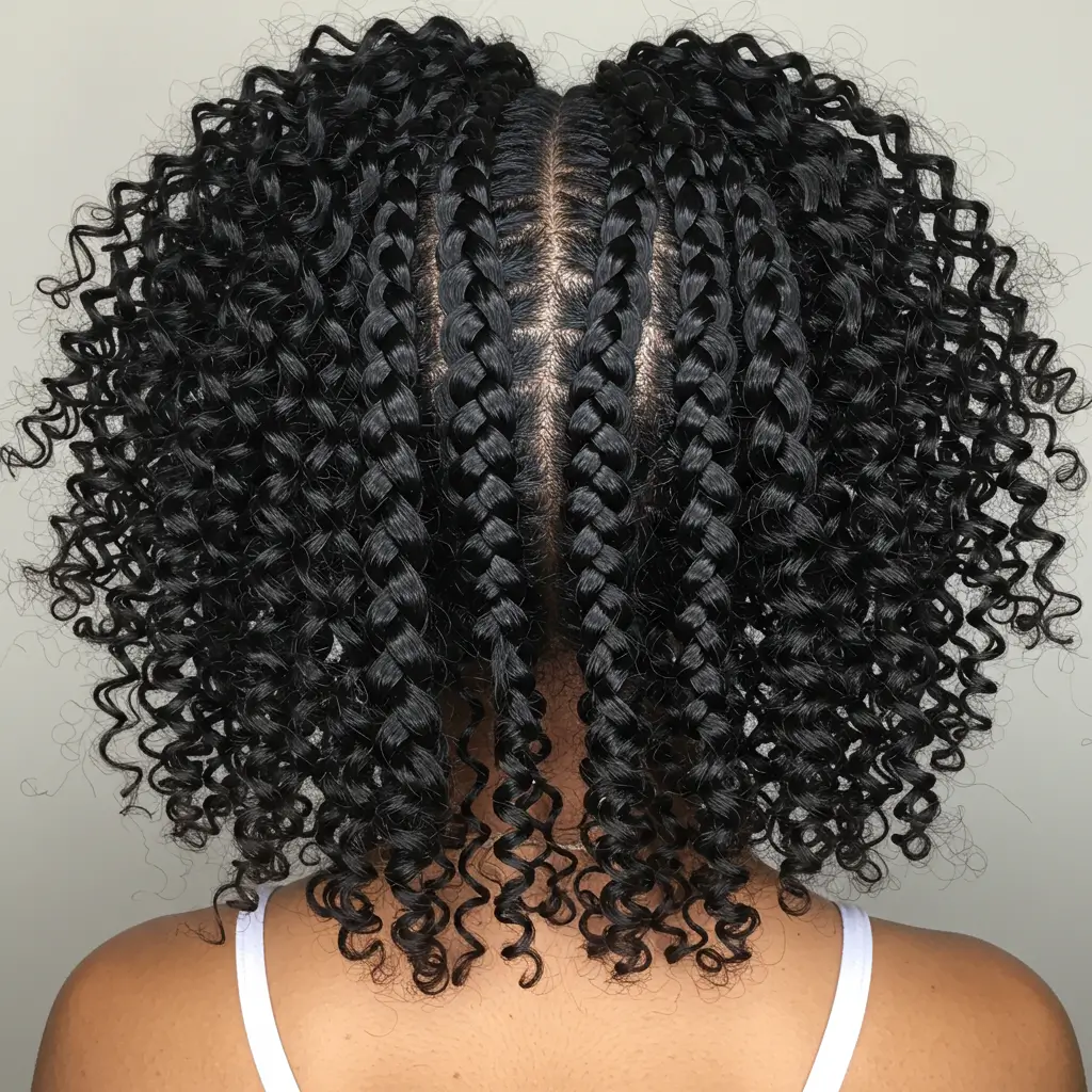 Double Dutch Braids for a Sporty Look