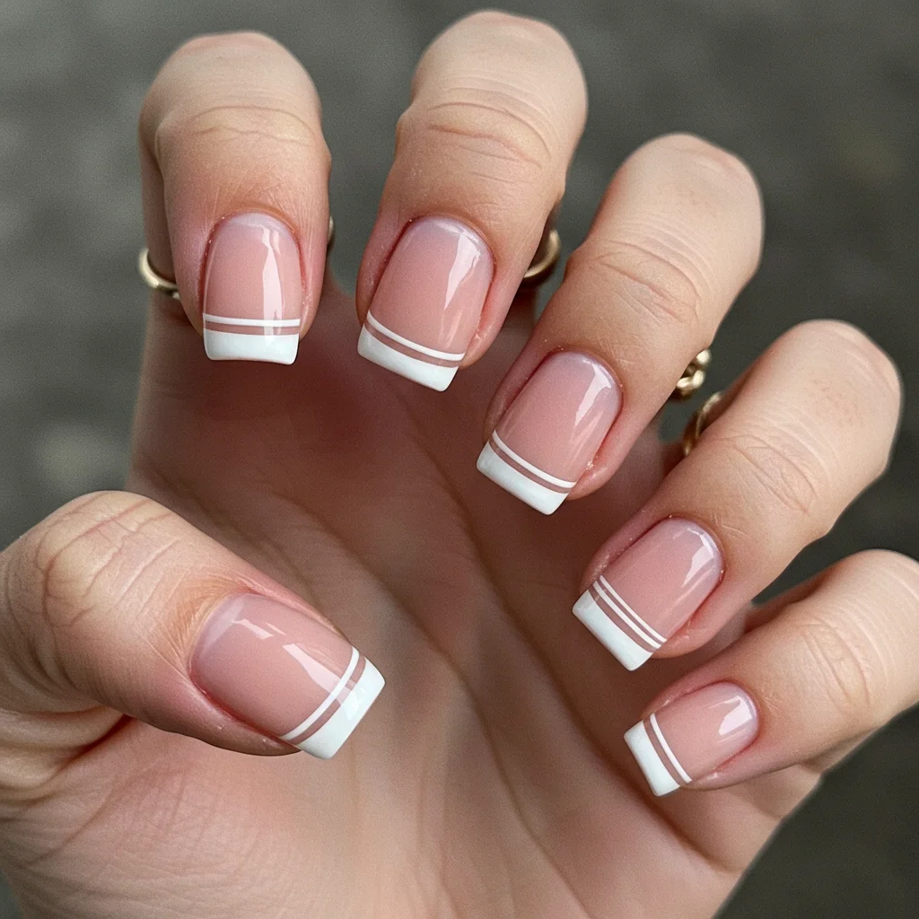 Double-Lined French Tips