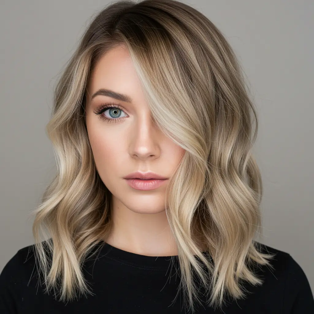 Face-Framing Ombre Highlights