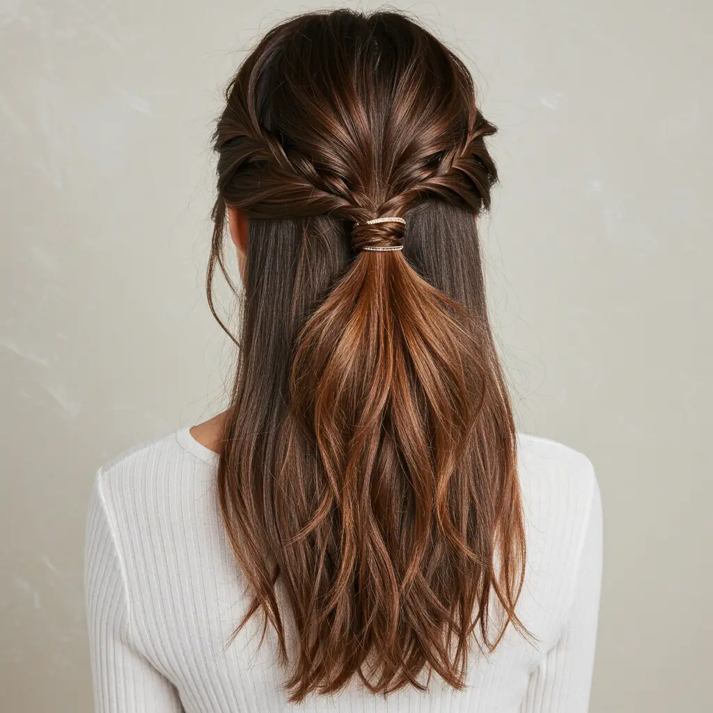 Half-Up Styles for Casual Glam