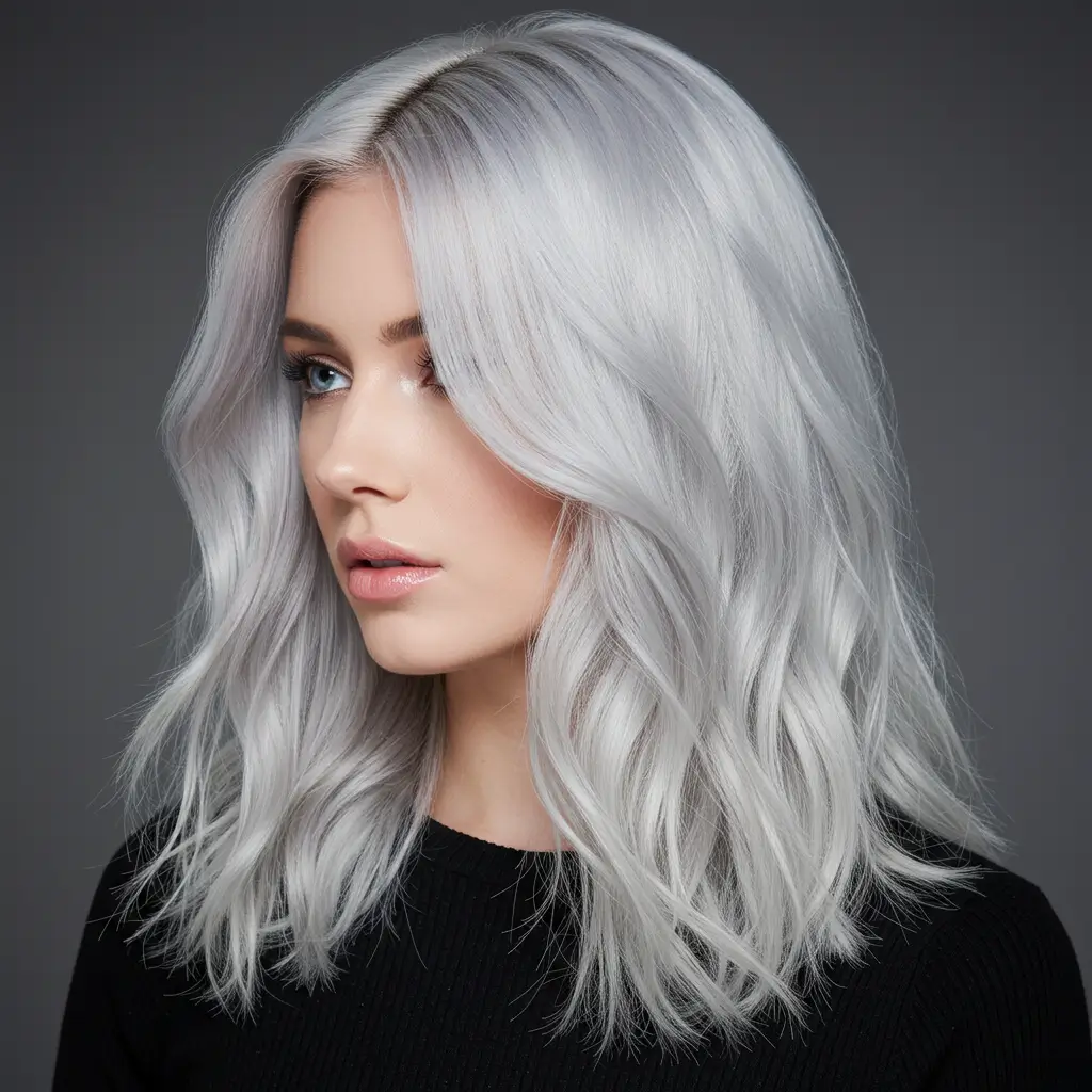 Icy Silver Blonde
