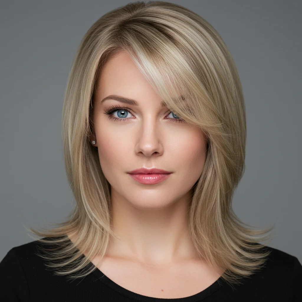 Layered Shoulder Length Styles for Fine Hair