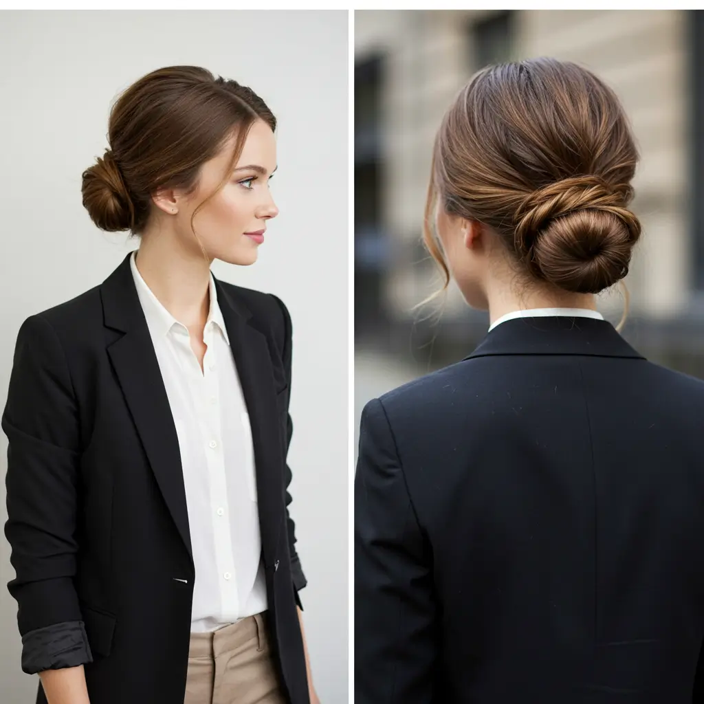 Low Chignon Bun