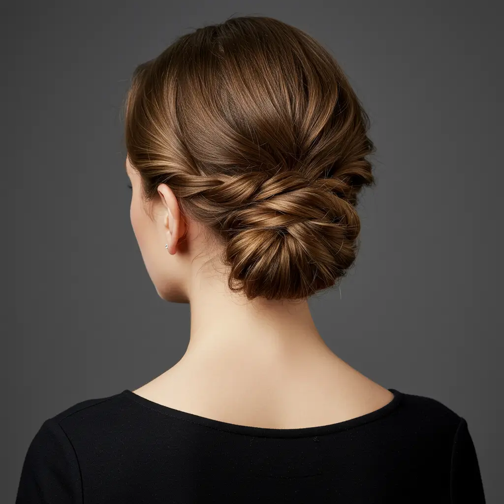 Low Twisted Chignon