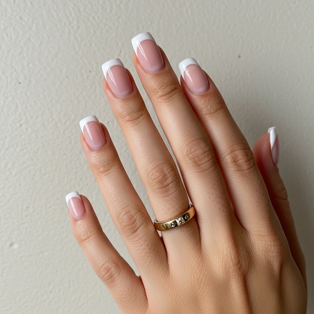 Micro French Tips for a Minimalist Style