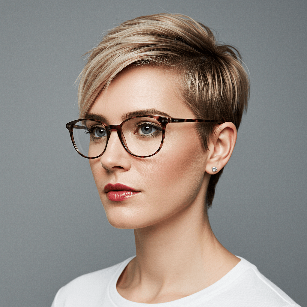 Pixie Bobs with Glasses Smart, Stylish Pairings