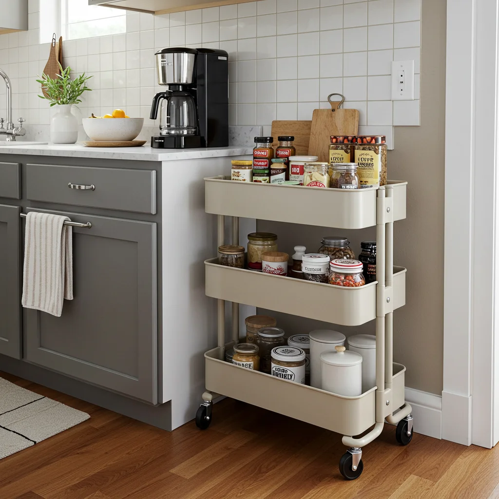 Rolling Carts for Extra Storage