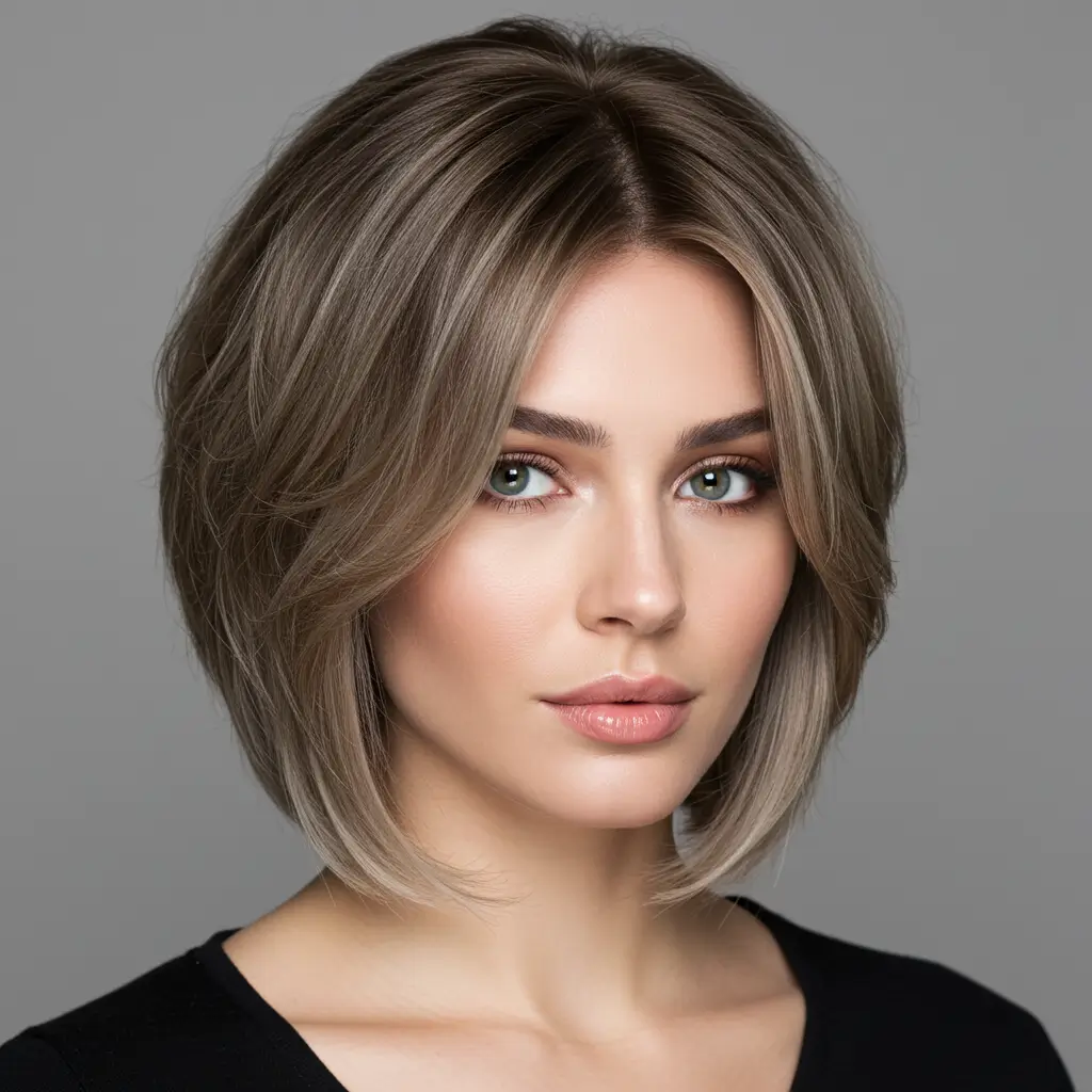 Romantic Soft Choppy Lob