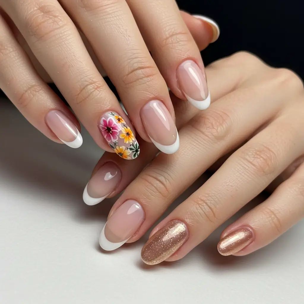 Seasonal French Tip Designs