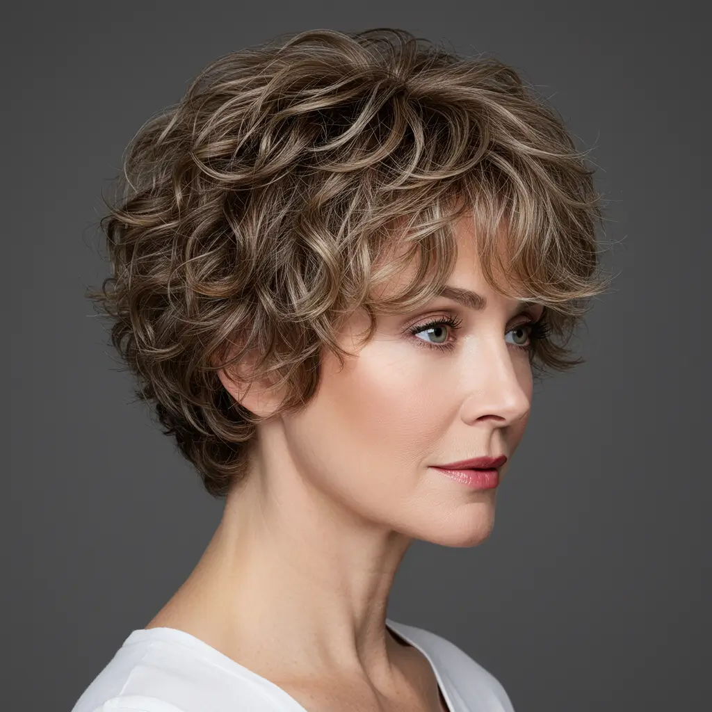 Short Curly Shag
