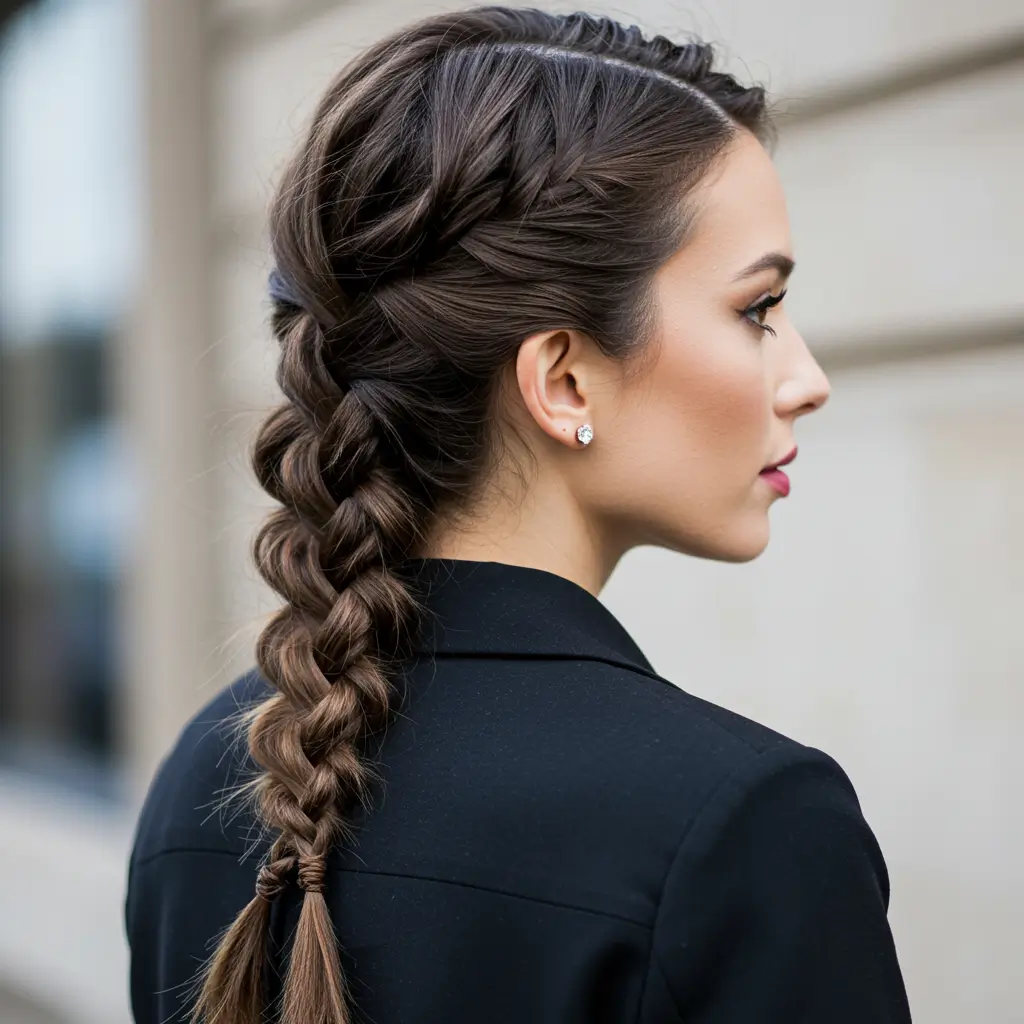 Side Braid for Long Hair