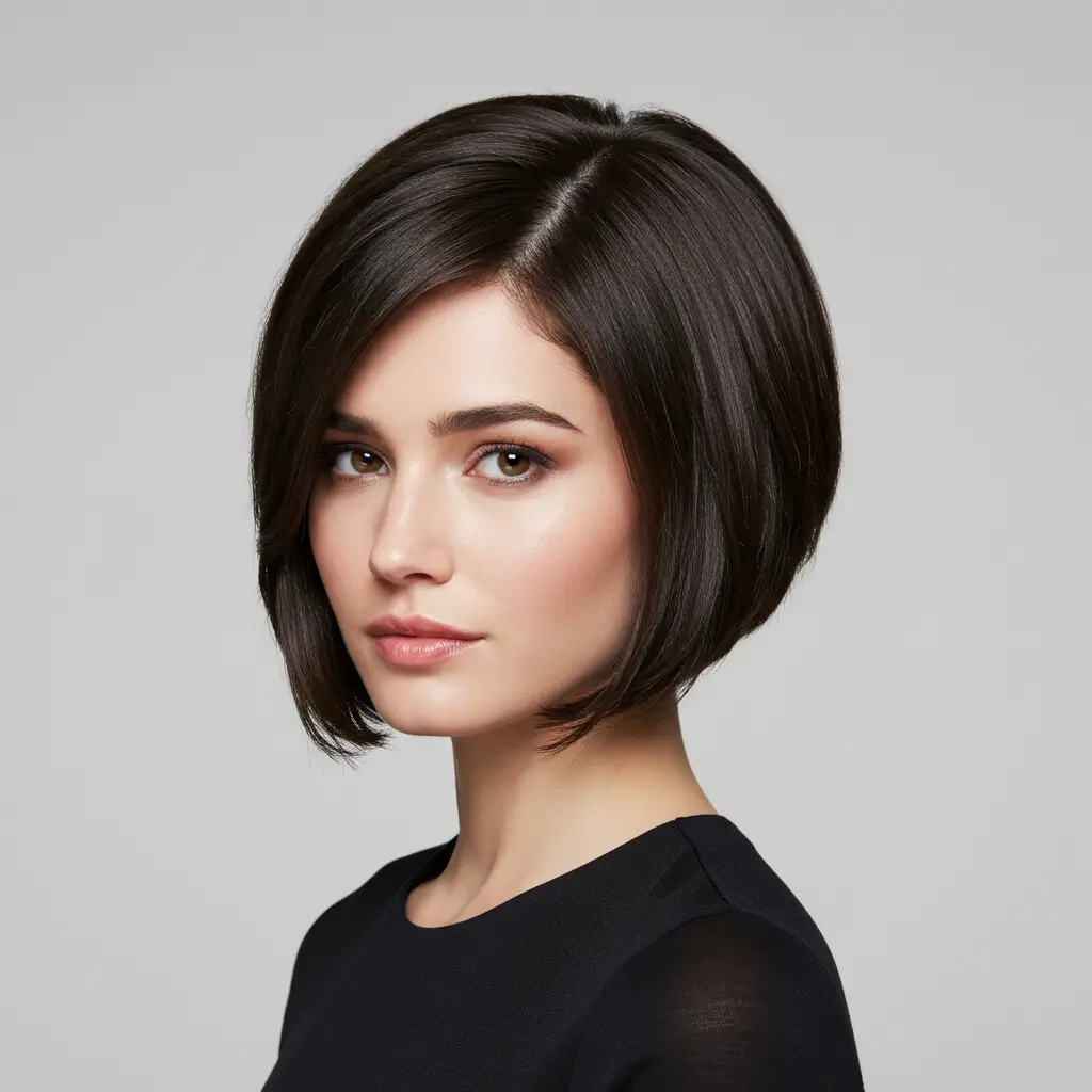 Sleek Bob Tuck Behind Ears