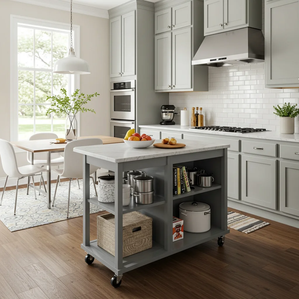 Slim Kitchen Islands