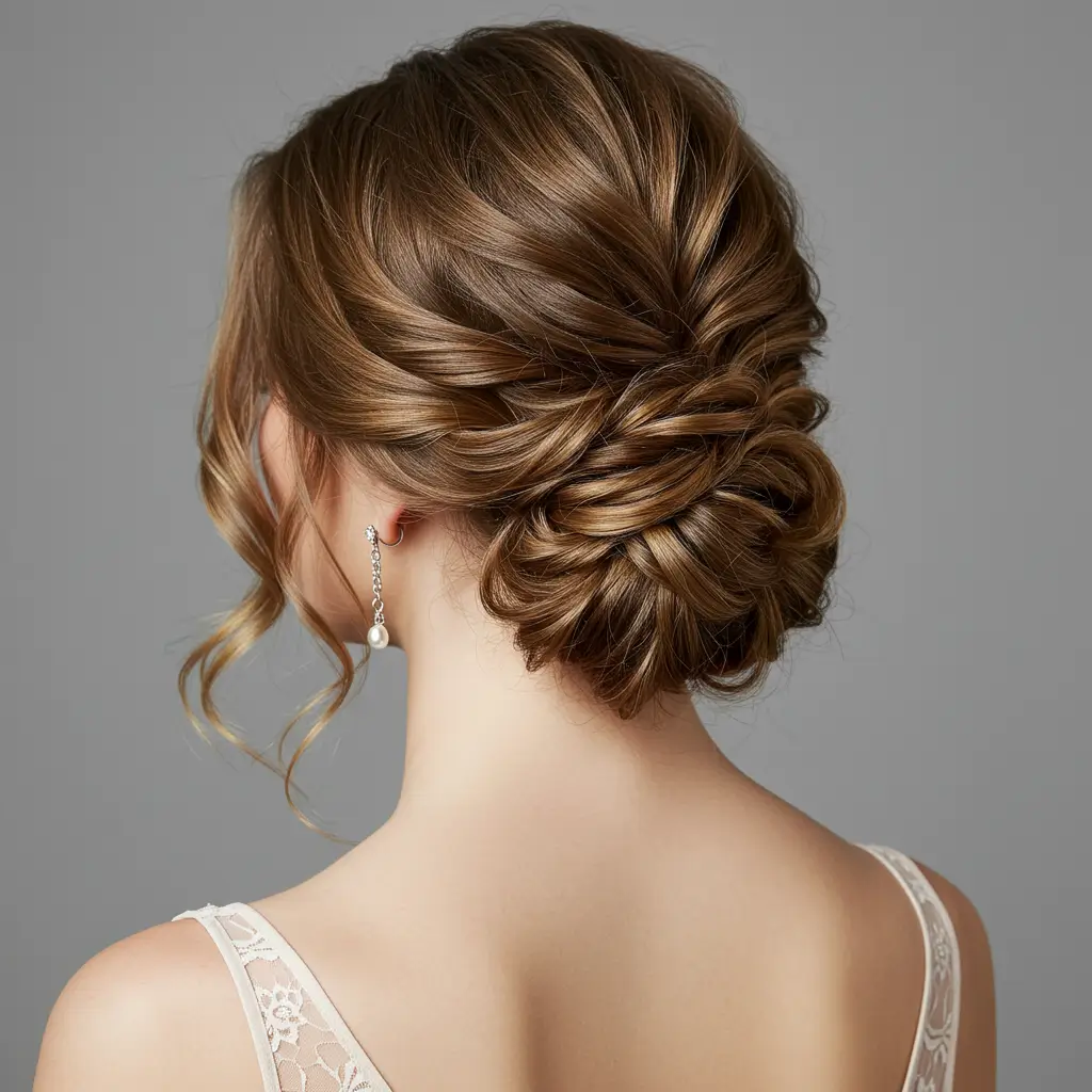 Soft Wavy Updos for an Elegant Statement
