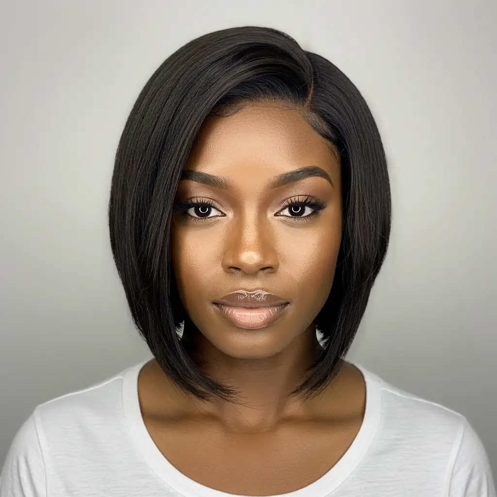 Straight Lob (Long Bob) Styles