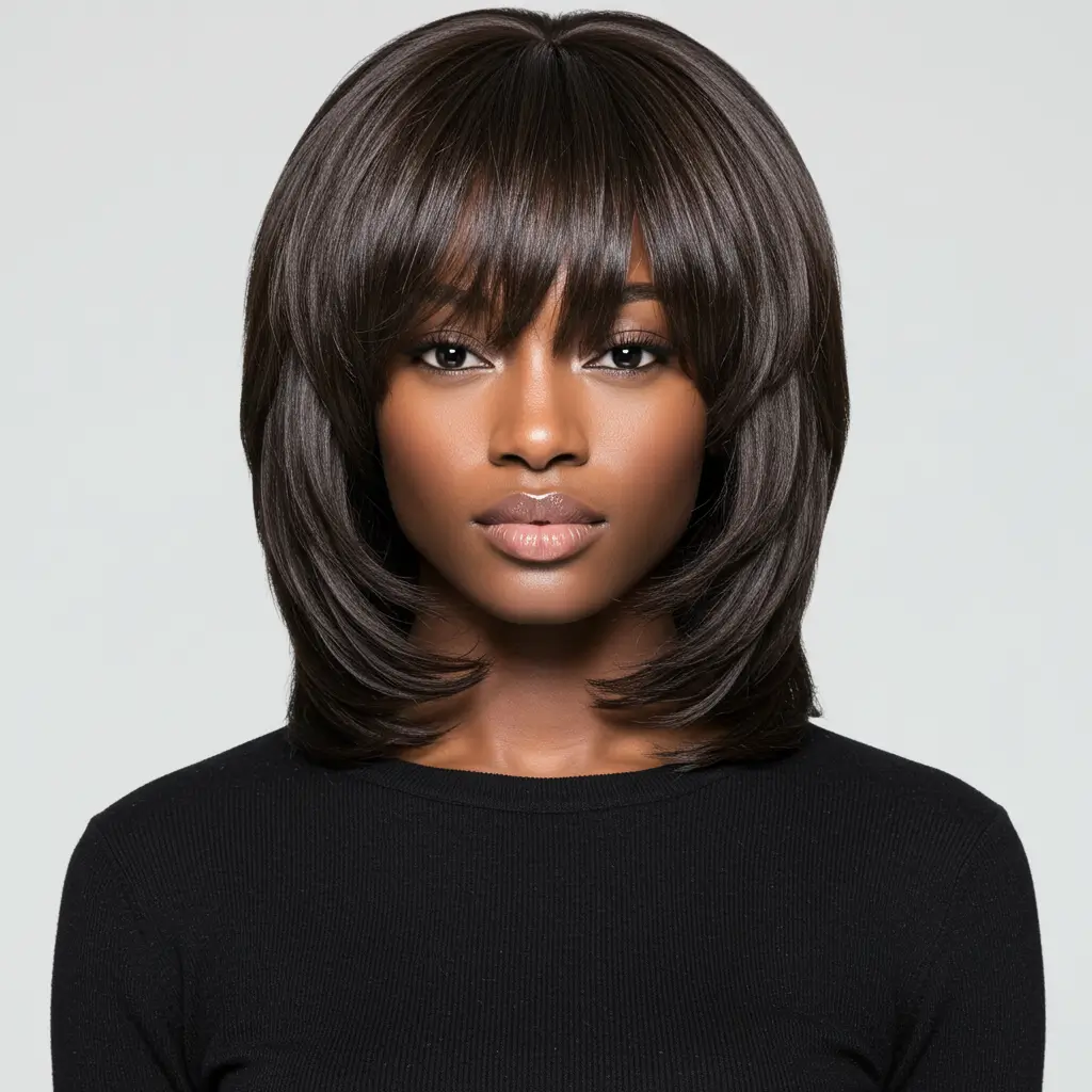 Straight Shag Hairstyles