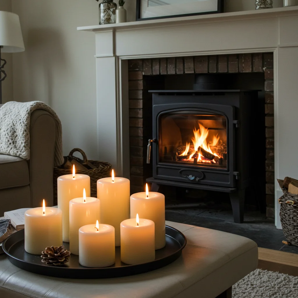 The Magic of Candlelight & Fireplaces