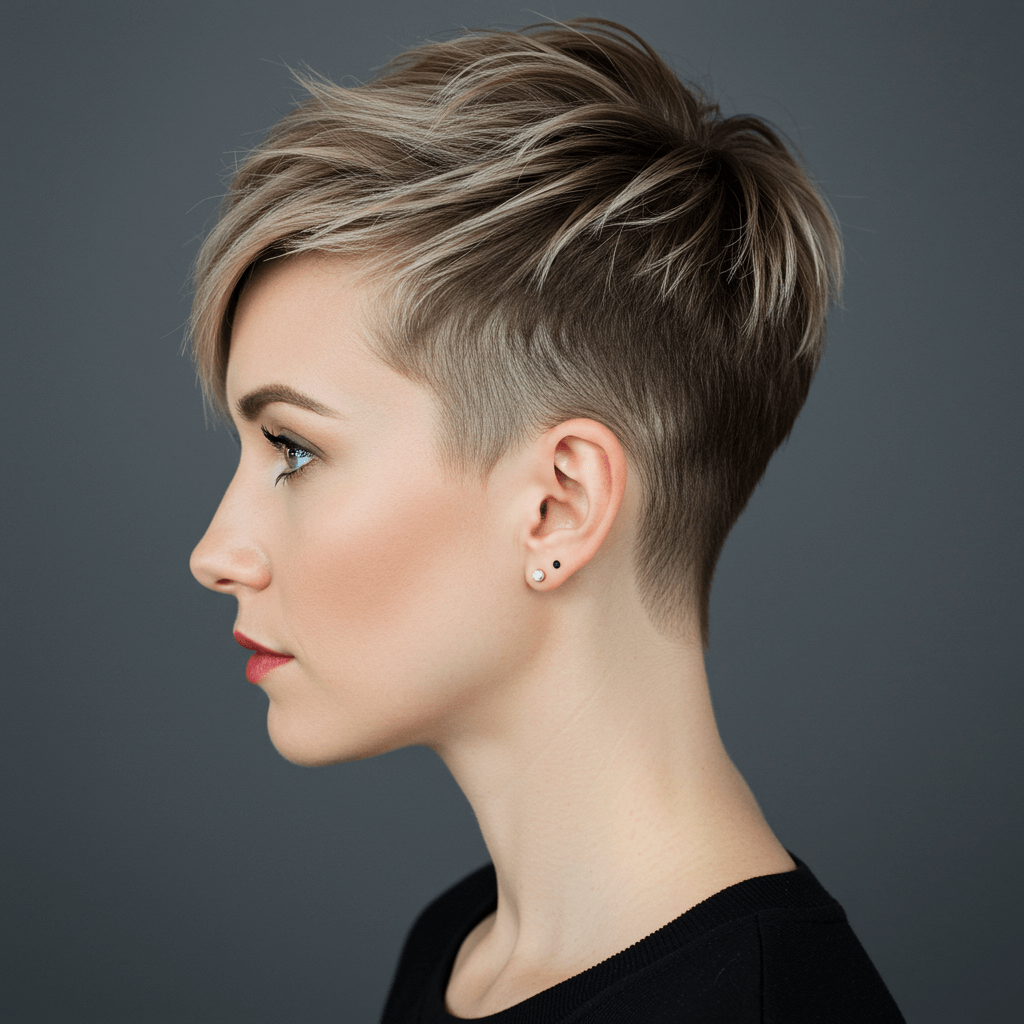 The Undercut Pixie Bob For a Touch of Hidden Daring