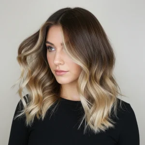 Trendy Ombre Hair Color Ideas for Brunettes with Blonde Highlights