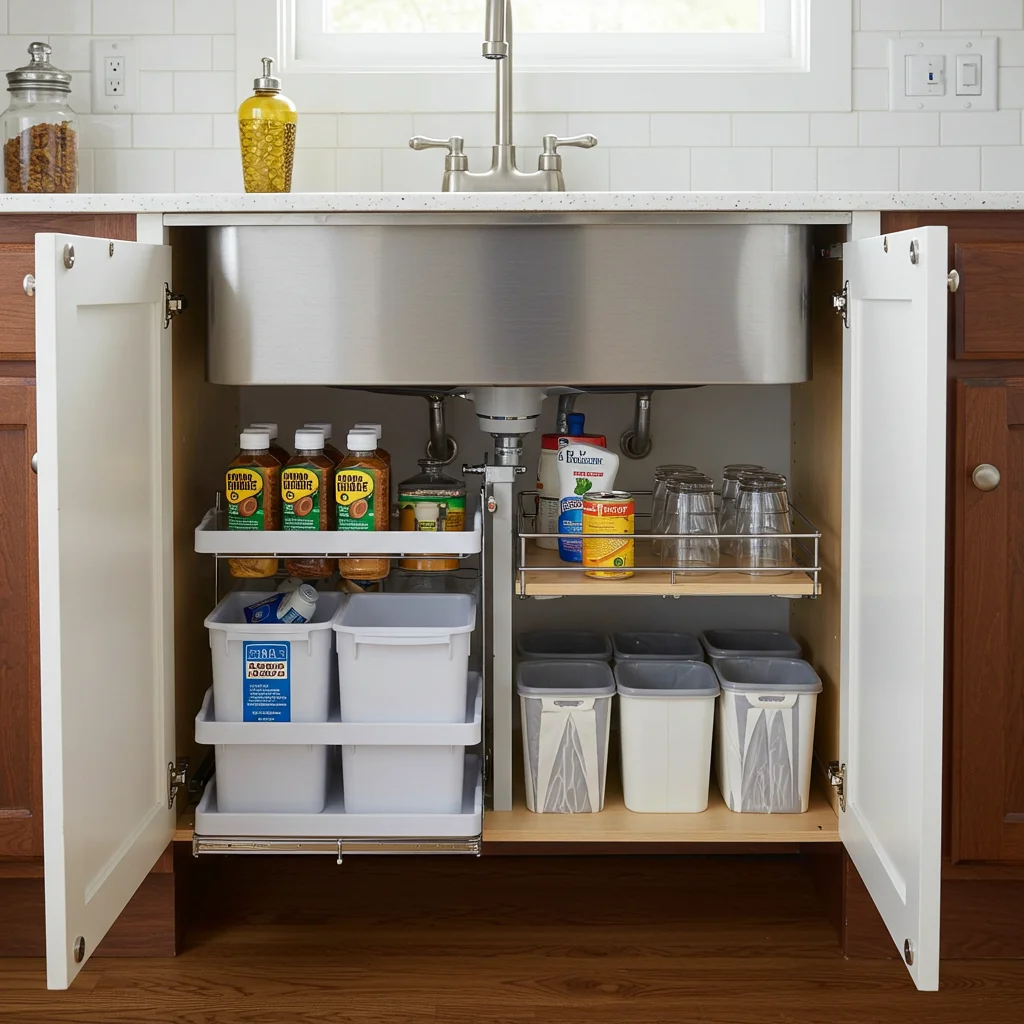 Under-Sink Storage Hacks
