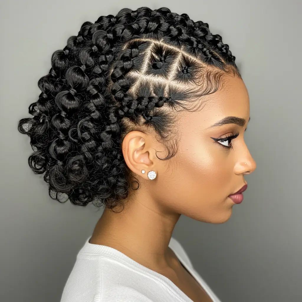 Bubble Braid Hairstyles for Short Hair