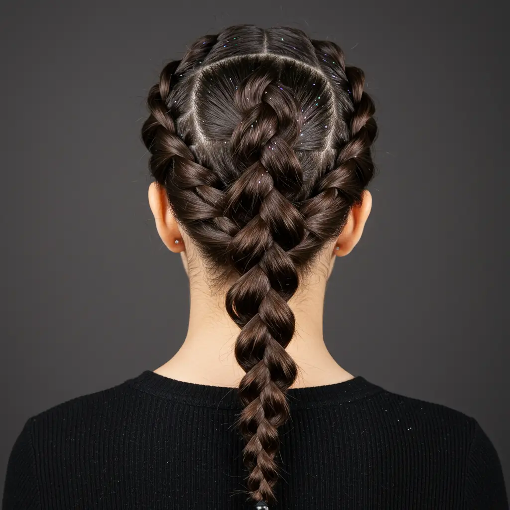 Bubble Braids for Holiday and Festive Looks