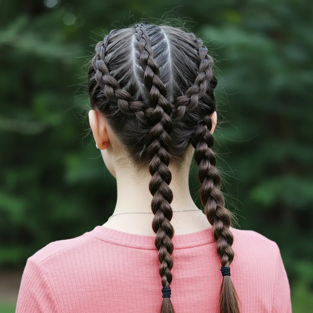 Bubble Braids for Rainy or Humid Weather