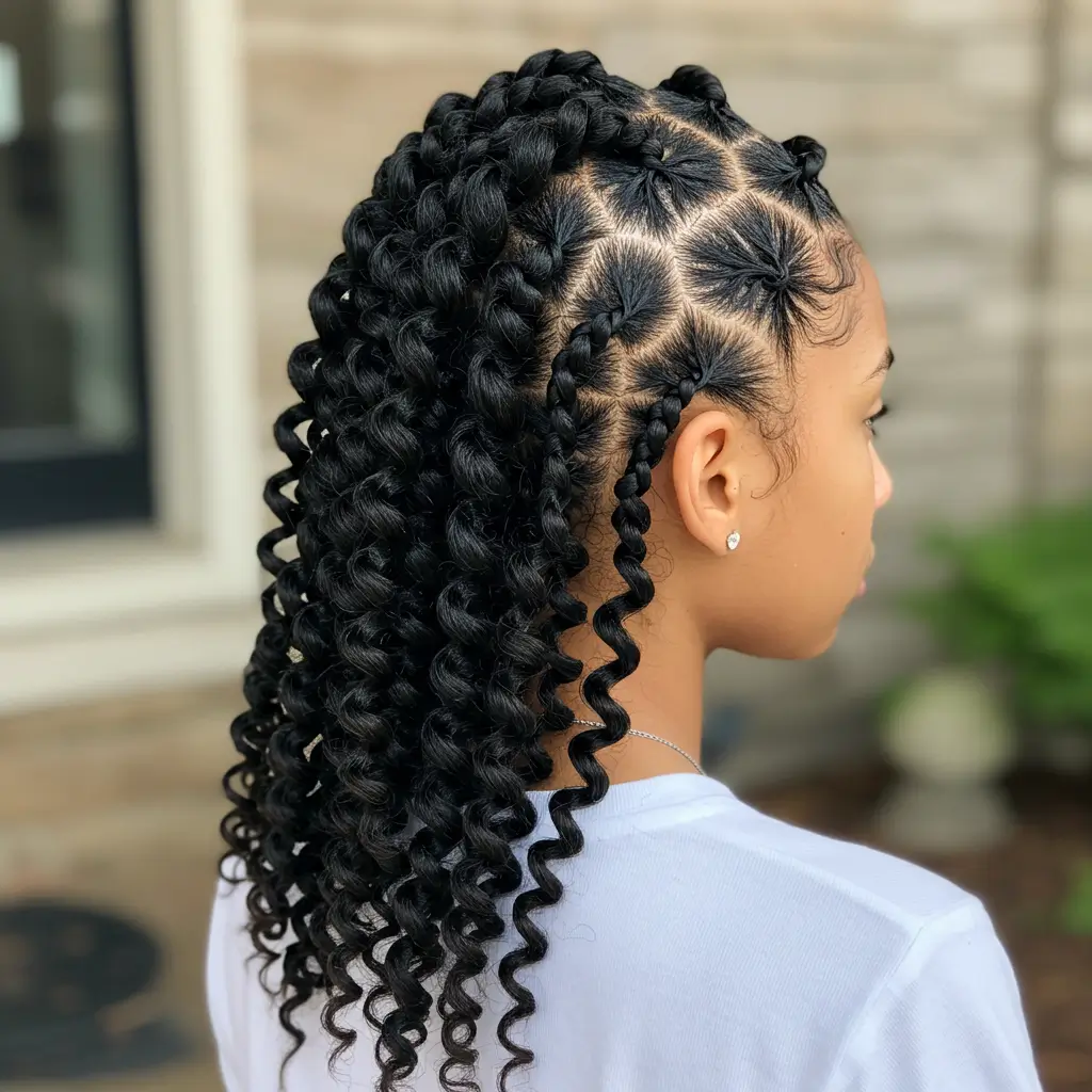 Bubble Braids with Twists