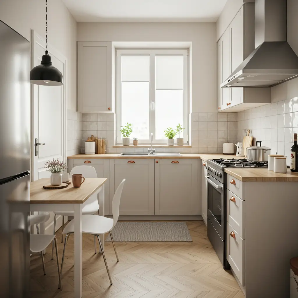 30 Cozy Small Apartment Kitchen Design Ideas That Make the Most of Space