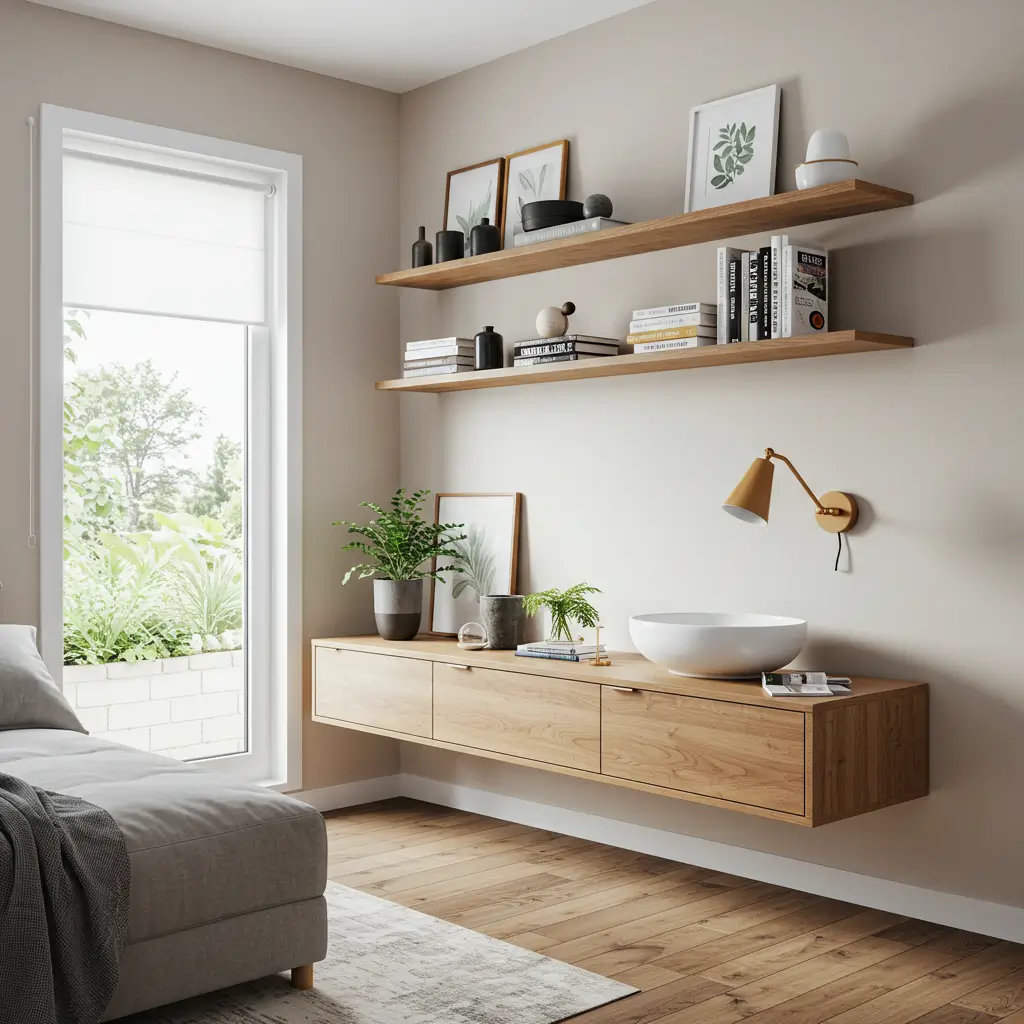 Floating Furniture for Floor Visibility