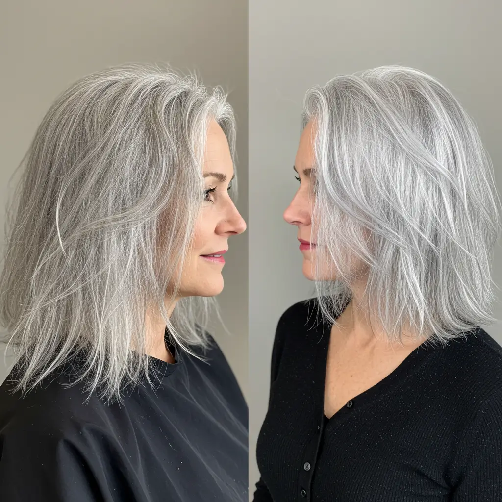 Gray Hair Embrace Makeover