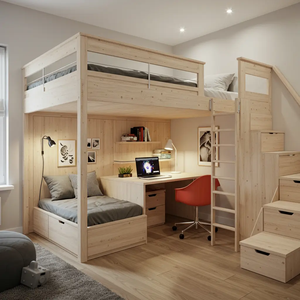 Loft Beds and Elevated Platforms