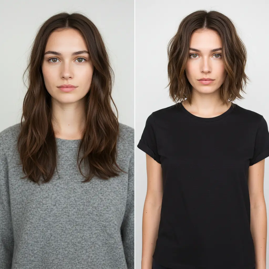 Medium-Length Chic Transformation