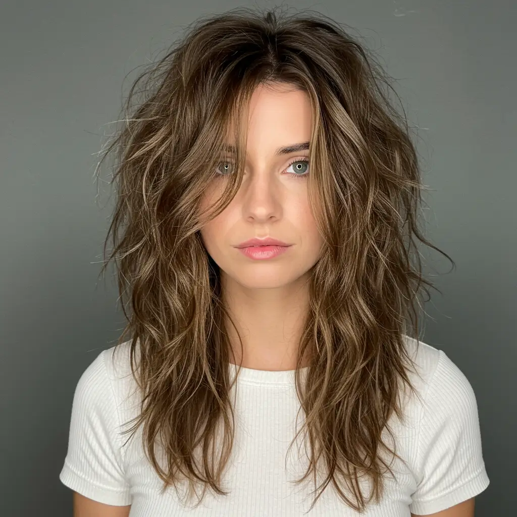 Shaggy Layers for a Retro Vibe